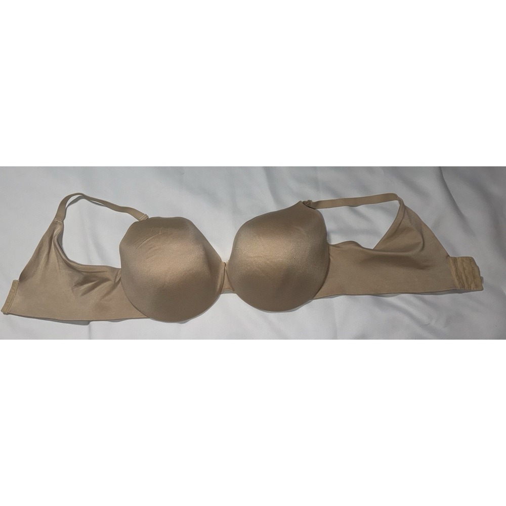 Cacique Bra Women 48 DD Lightly‎ Lined Full Coverage Beige Underwired
